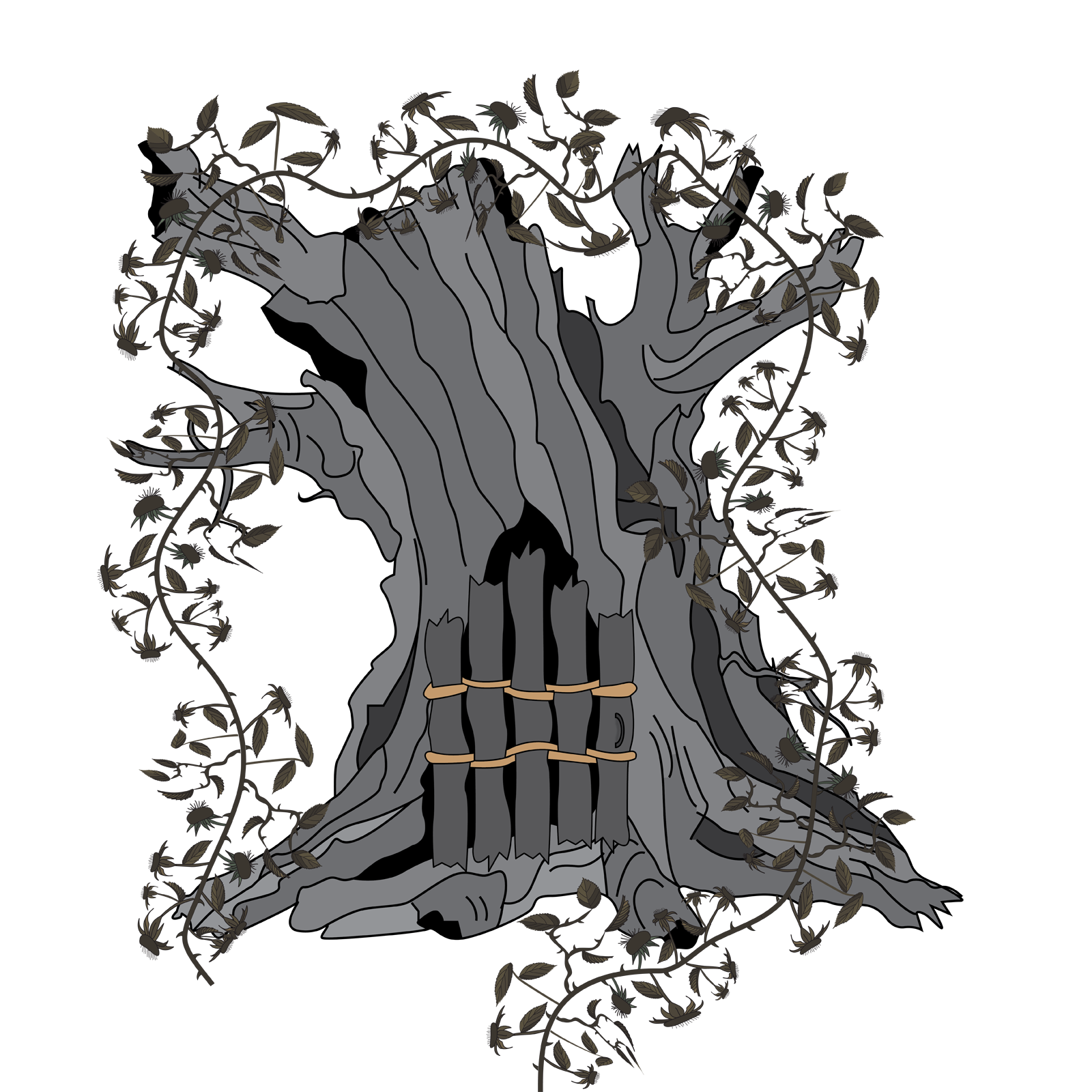 Enter scary monster art section